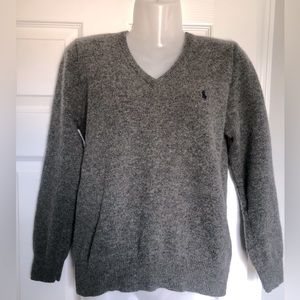 Polo By Ralph Lauren Wool V-Neck Sweater